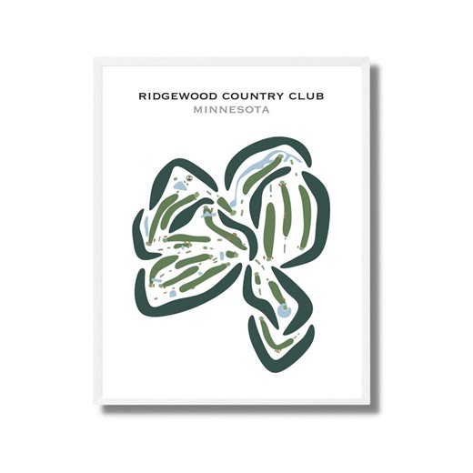 Ridgewood Country Club, Minnesota | Golf Course Map, Golf Map, Golfer Gift for Him, Scorecard Layout, Golfer Boyfriend Gift, Art Print Decor - Etsy
