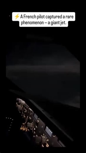 A French pilot recently captured an incredible and rare atmospheric phenomenon known as a