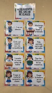 1.1M views · 9.5K reactions | Reglamento escolar para establecer normas en el aula, para lograr un ambiente adecuado y armónico al trabajo. | Material para Maestros | Facebook