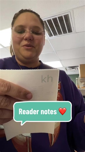 I got the sweetest note from a reader today! I can’t wait to see what she thinks of her package! ❤️