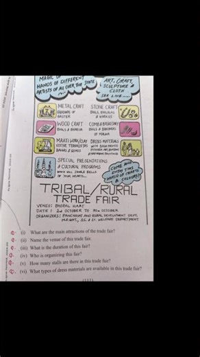 class 8/ lesson 12/ subject -English /textbook question- answer to (2025 26) MP