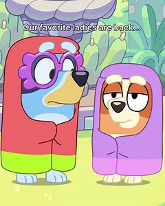 Rita and Janet are ready for new episodes of #Bluey! . . . 🎥: Bluey | Disney Jr.