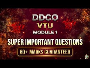 DDCO BCS302 SUPER IMPORTANT QUESTIONS WITH ANSWERS 80% MARKS GUARANTEED |3rd sem vtu ddco|edu yodha