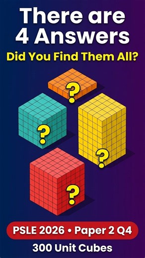 🔢 PSLE 2026 Paper 2 Question 4 — Fully Solved, Step by Step!