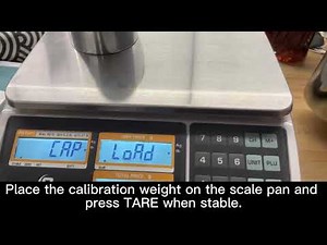 BROMECH NTEP Scale Calibration Steps