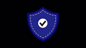 Download Privacy Protection Shield with checkmark Animation Alpha Channel. Secure Internet Connection online payment Cyber Security concept. Website browser unblock technology VPN Data encryption. for free