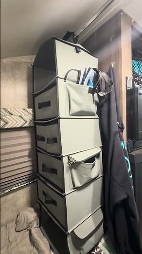 Closet Hanging Organizer with Drawers and Shelves
