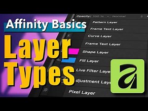 Intro to Layer Types in Affinity (And Affinity Photo)