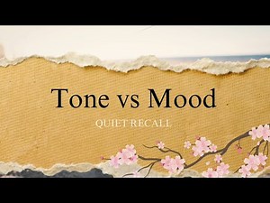 Tone vs Mood Explained Simply | Clear Difference in Literature
