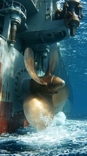 Big Ships Don’t Use 1 Propeller… Here’s Why! #ships #facts