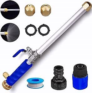 Pressure Washer wand for washer hoses Hose Sprayer for garden hose washers, pets and car washes, with high pressure hose nozzle - Power Washer Wand with 2 pressure washer nozzle and Quick Connectors