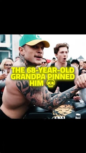 Massive Bodybuilder HUMBLED By 68-Year-Old Grandpa 😱 #shorts #armwrestling
