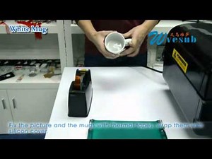 How to Print Mug By 3D Sublimation Vacuum Machine
