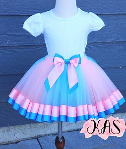 Tutu Blue and Pink, Tutu for Birthday - Etsy