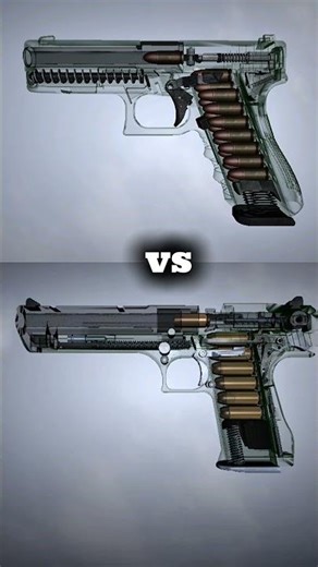 Glock-17 vs Desert Eagle | Power, Accuracy & Size Comparison
