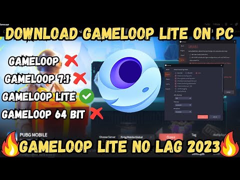 Gameloop Lite For Low End Pc | How To Download Gameloop Lite For Low End Pc | Fix Gameloop Lag 2023.