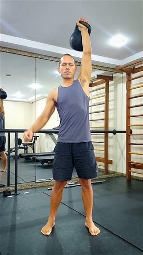 Kettlebell Push Press Unilateral | 1 Hand Kettlebell Push Press