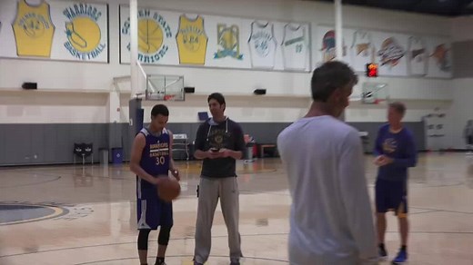 547K views · 2.7K reactions | Warriors guard Stephen Curry and head coach Steve Kerr squared off in another free throw contest after the team’s morning shootaround. | Golden State Warriors | Facebook