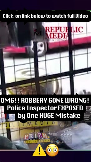OMG!! ROBBERY GONE WRONG! Police Inspector EXPOSED by One HUGE Mistake ⚠️😳