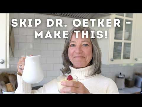 How To Make German Vanilla Sauce and Vanilla Pudding With Just 5 Ingredients!