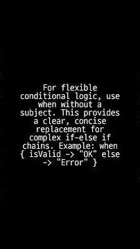 Kotlin Control Flow: Write Less, Do More! #Kotlin