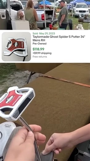 79K views · 199 reactions | Crazy Flea Market Deal! #golf #fleamarket | Stacked Golf | Facebook