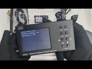 SA6 6GHz Handheld Spectrum Analyzer & Signal Generator