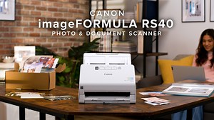 Canon imageFORMULA RS40 Photo and Document Scanner, White