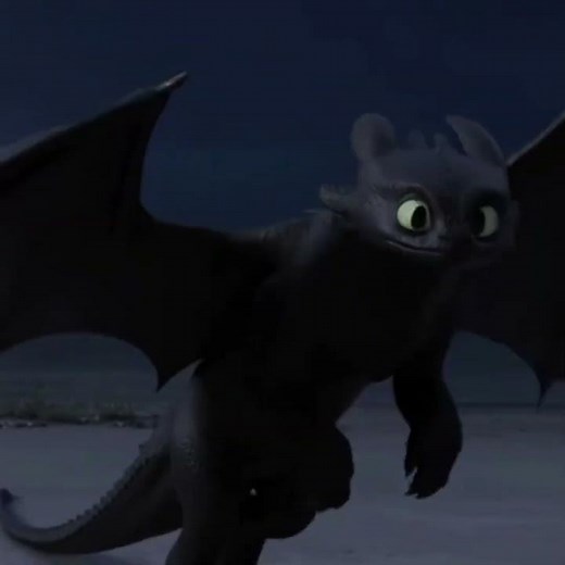 Dancing toothless silly dance animation 🖤