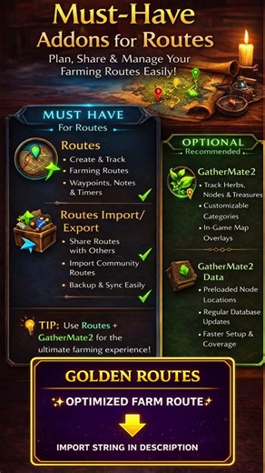 3 Eversong Woods Skinning Routes | WoW Gathering Guide#WorldOfWarcraft #WoWGold #Warcraft