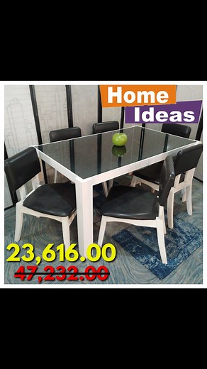 2K views | With a seating capacity designed for intimate connections, our dining sets foster an atmosphere of warmth and camaraderie. Whether it's a family dinner or a gathering of close friends, our 6-Seater Dining Sets ensures everyone is part of the conversation, making every dining experience a cherished moment. | Maxene's Home Ideas | Facebook