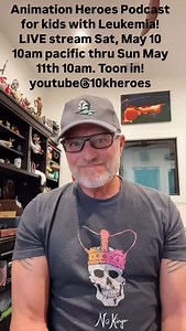 166 reactions · 10 comments | Animation Heroes Podcast!! 24 hour livestream to help kids with Leukemia! Live interviews with some of the greatest talent in our industry! Be a hero Sat, May 10-Sun May 11, 10am-10am YouTube/@10heroes #fightcancer #cancercharity #cancer #10kheroes | Steve Blum | Facebook