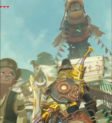 Zelda BotW The Rubber Helm Location | Lakeside Stable #zelda #zeldabotw