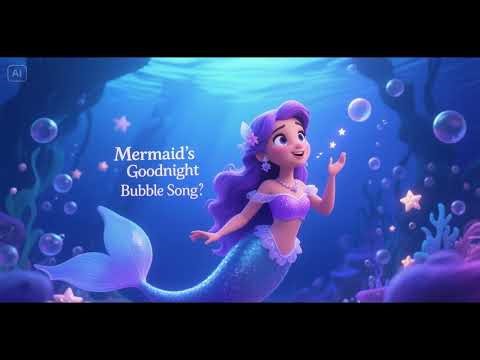 Mermaid’s Goodnight Bubble Song | Nursery Rhymes & Kids Songs