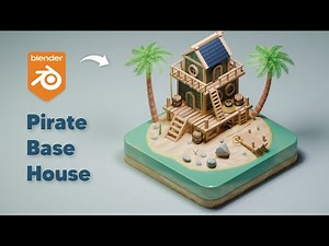 I Tried to make Stylized House in Blender 4.2 [Timelapse] | BEY 3D