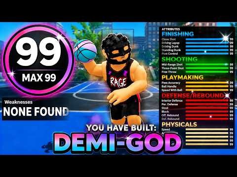 The PERFECT Demi-God Build That Can Do EVERYTHING in Practical Basketball + Jump shots + Animations
