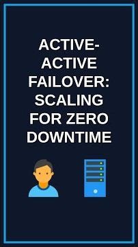 Active-Active Failover: Scaling for Zero Downtime #Shorts