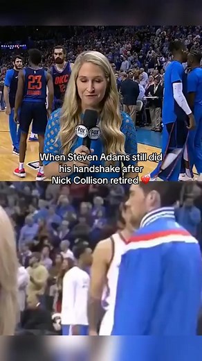 One of the best handshakes in the NBA 🤝 #stevenadams #okcthunder #NBA #basketball #teammates | Carl Walsh