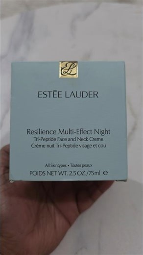 Estée Lauder Resilience Multi-Effect Night Tri-Peptide Face and Neck Creme. #skincare #moisturizer