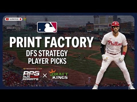 MLB DFS Picks & Strategy | 4/28 - RPS Print Factory