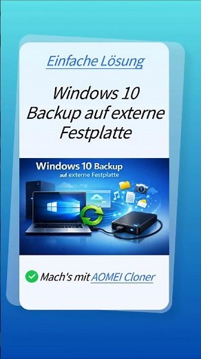 Windows 10 Backup auf externe Festplatte – So sicherst du deinen PC richtig 💾