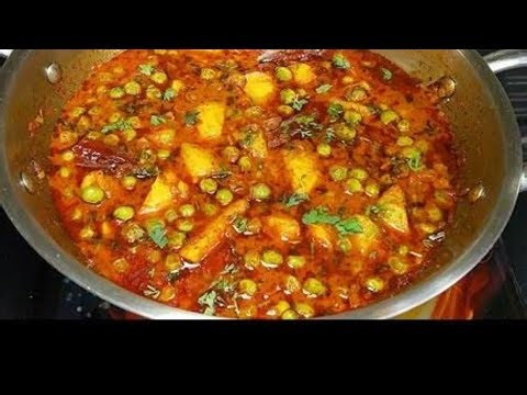 Let's make simple aloo matar paneer sabji