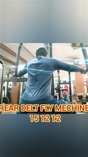 REAR DELT FLY MECHINE..PERFECT MOVE FOR SHOULDER