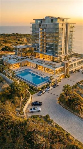 5-Star Hotel Cliff-Side | Satisfying Construction Timelapse Transformation 🏗️✨