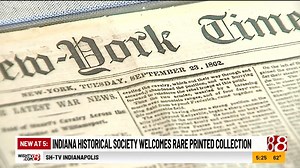 1.3K views · 42 reactions | The Indiana Historical Society is now home to a rare printed collection. The Remnant Trust moved its collection and base of opreations to Indianapolis. | WISH-TV | Facebook
