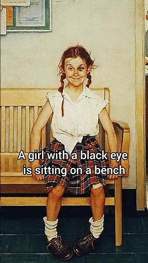 The girl with a black eye #history #historia #artist #art #painting #paint #potrait #museum #fy #fyp