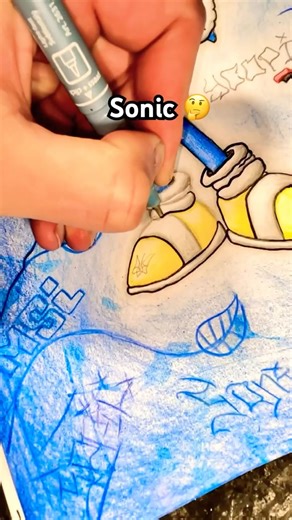 How to draw Sonic? ⁉️🤔