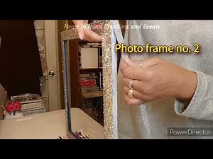 Bling ✨️Glam Photo Frames...🖌✂️DIY