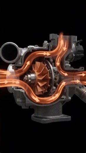 How a Turbocharger Works 🚗💨 | 3D Animation