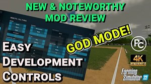 Easy Development Controls | Mod Review | Farming Simulator 22